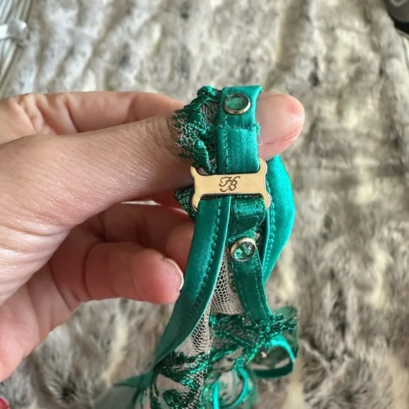 HONEY BIRDETTE GABRIELLE Emerald thong sz XS - Picture 4 of 4